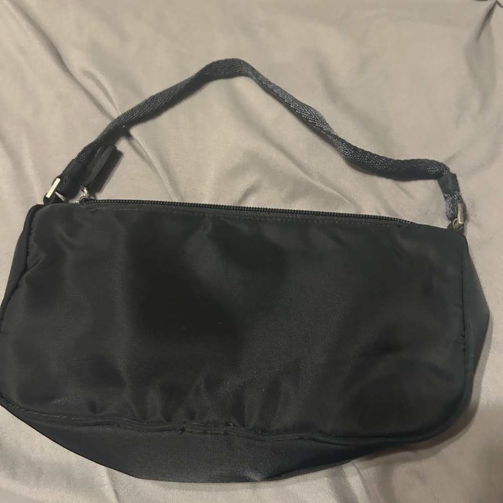 Authentic vintage Prada mini baguette satin/vinyl bag - Picture 4 of 8